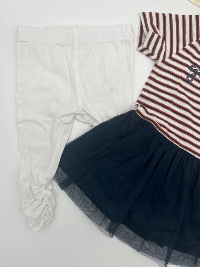 Robe et legging bébé fille lucky kid - photo numéro 3
