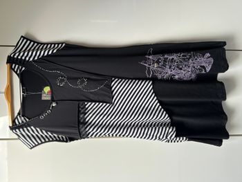 Robe noire et blanche For Her Paris - Taille L/XL