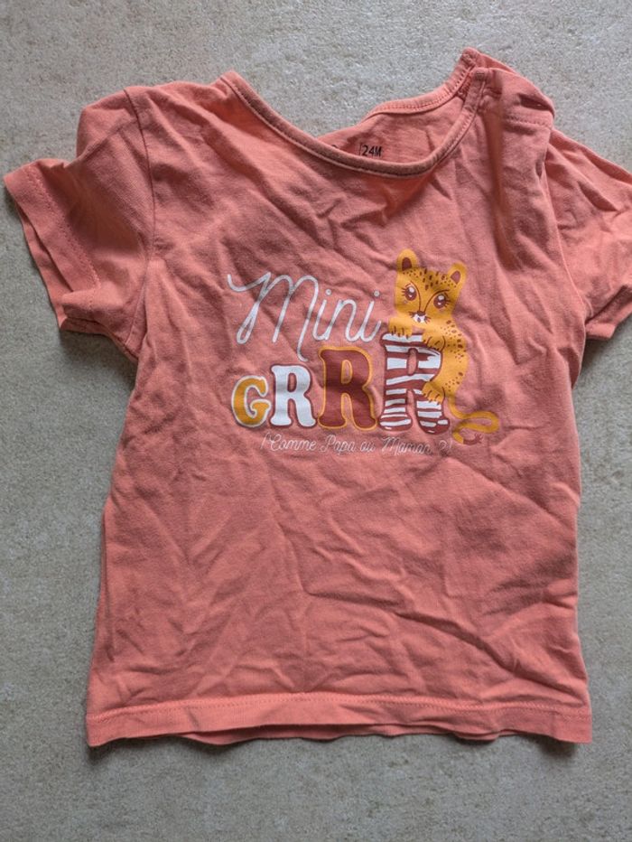 Tee-shirt fille mini grr très bon état