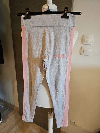 legging puma gris rose enfant 12 ans sport confort