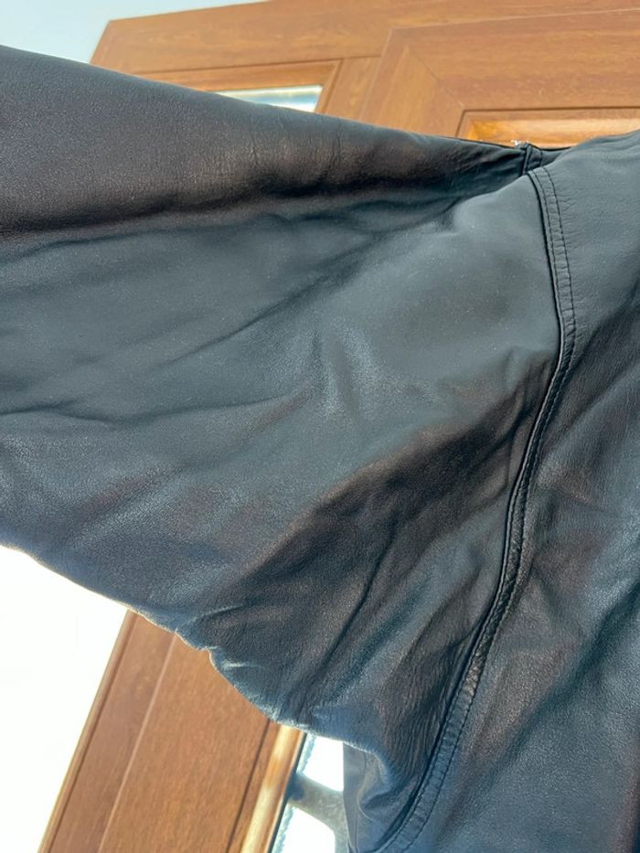 Manteau trench vintage 40/42 cuir - photo numéro 11