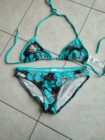 Maillot de bain 2 pièces tribord taille 42