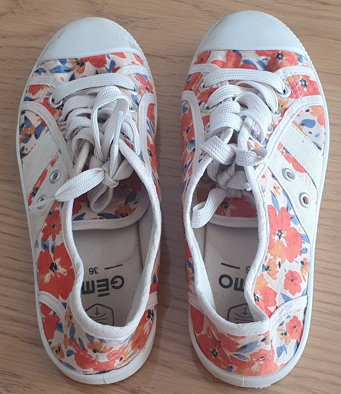 Basket en toile fille pointure 36 - photo numéro 3