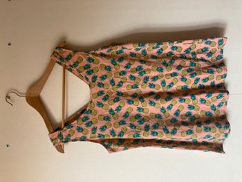 Tee-shirt motif ananas double bretelle dans le dos taille 46/48