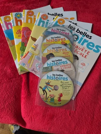 Lot 5 les belles histoires + CD 💿