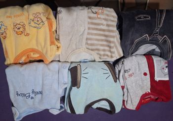 Lot de pyjamas velours
