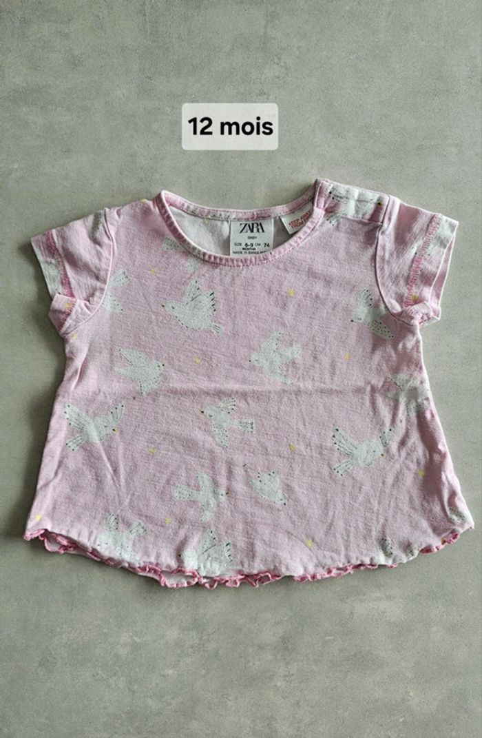 T-shirt 12 mois zara - photo numéro 3