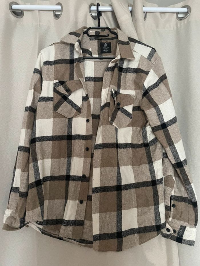 Veste à carreaux homme