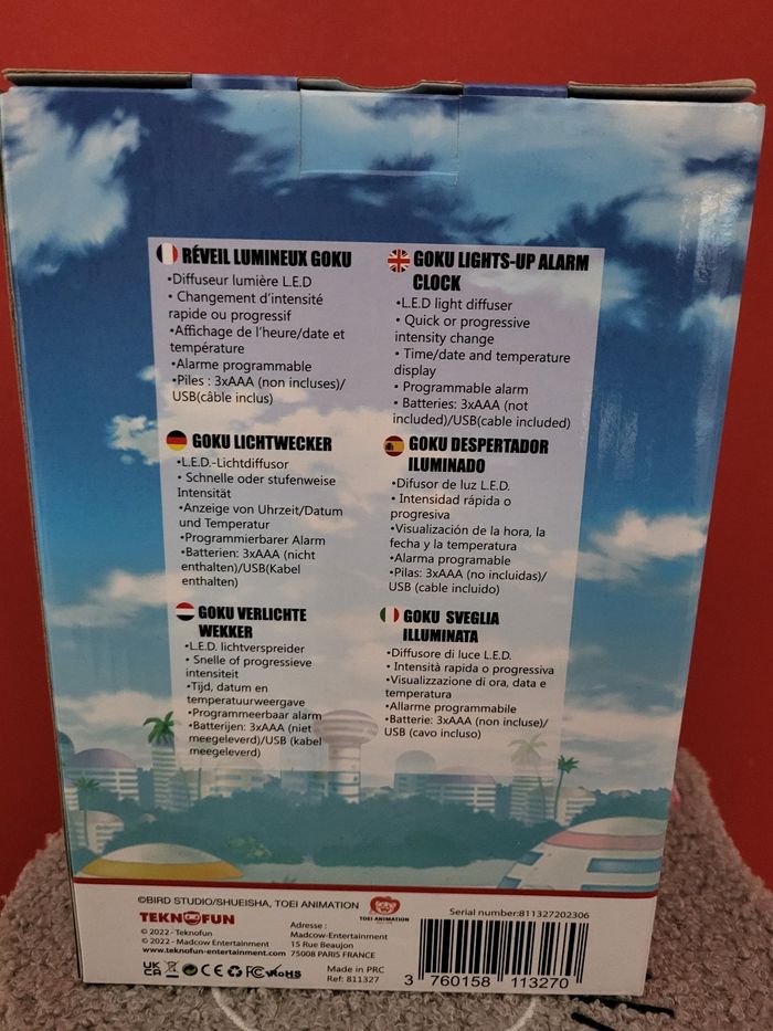 Réveil lumineux Goku - photo numéro 3