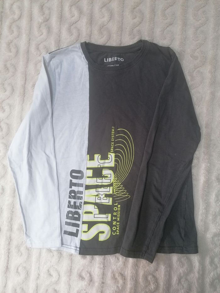 T-shirt Liberto manches longues garçon 12 ans - photo numéro 2