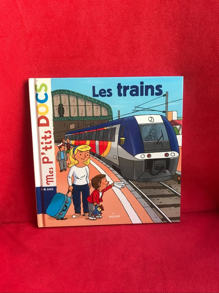 Livre mes p’tits docs les trains