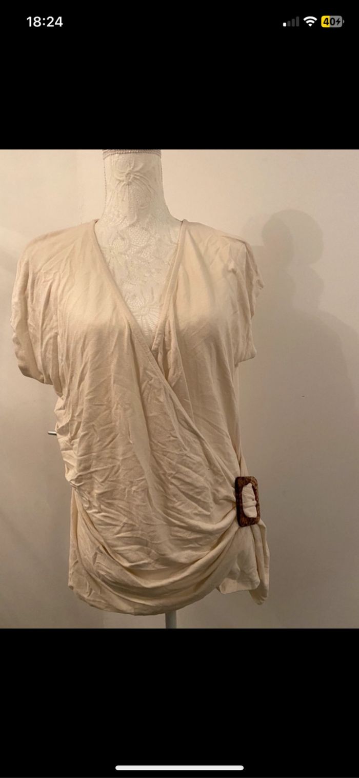 T-shirt blouse Etam neuf XL - photo numéro 2