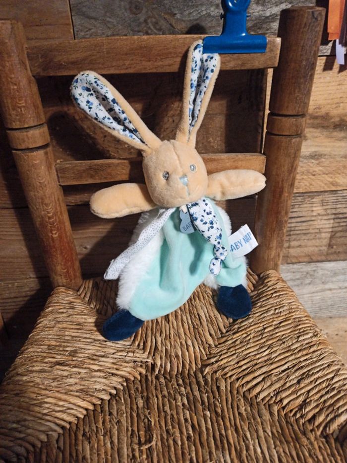 Doudou lapin Poupi baby Nat tbe - photo numéro 2
