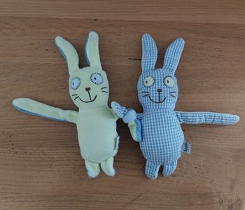 Doudou lapin jumeaux - DPAM