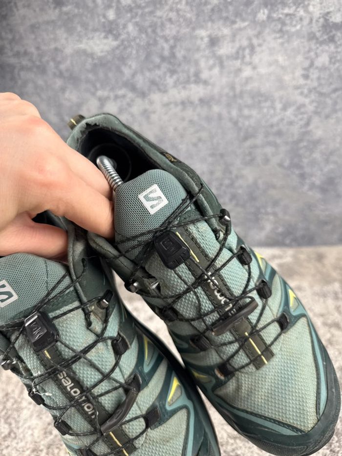 Salomon X Ultra 3 - Gore-Tex - Green & Yellow - photo numéro 12