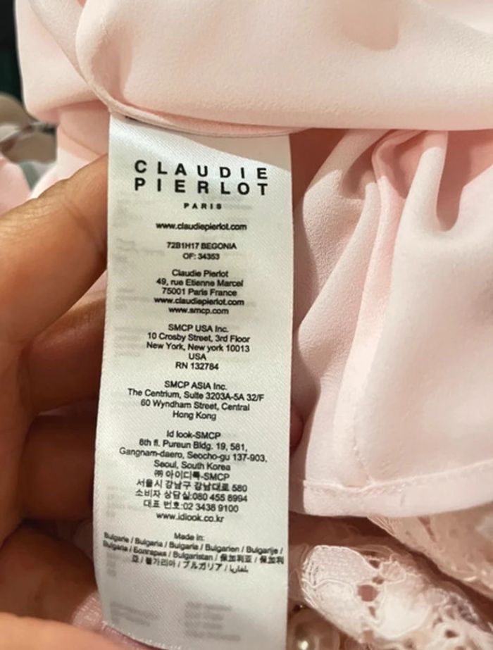 Blouse Claudie Pierlot Modèle Bégonia Taille 38 - photo numéro 13
