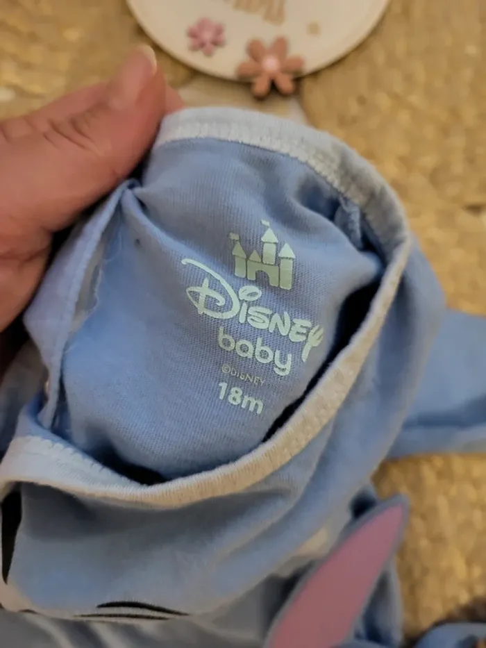 🌼 Pyjamas + son masque 18mois fille, Stitch / Disney 🌼 - photo numéro 2