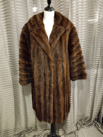 Manteau vintage fourrure vison 