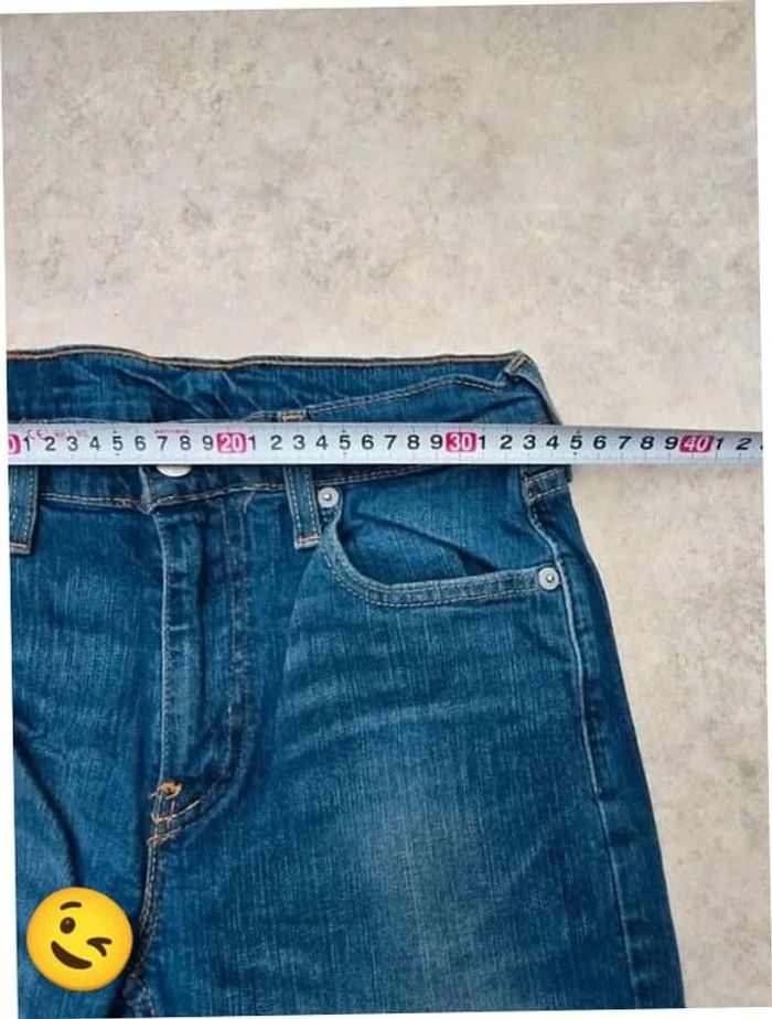 Jeans Levi's 513 W28 FR38 L30 coupe droite bleu Homme Men pan273b - photo numéro 4