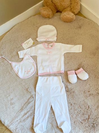 Coffret naissance ruban rose