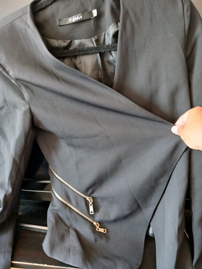 Blazer asymétrique Khaan Taille S36 - photo numéro 2