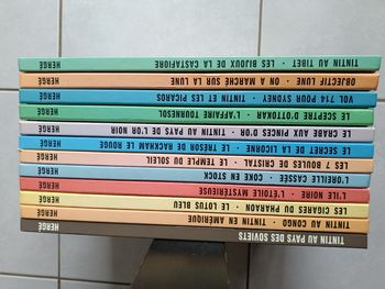 Lot 12 BD Tintin Album Double Hergé