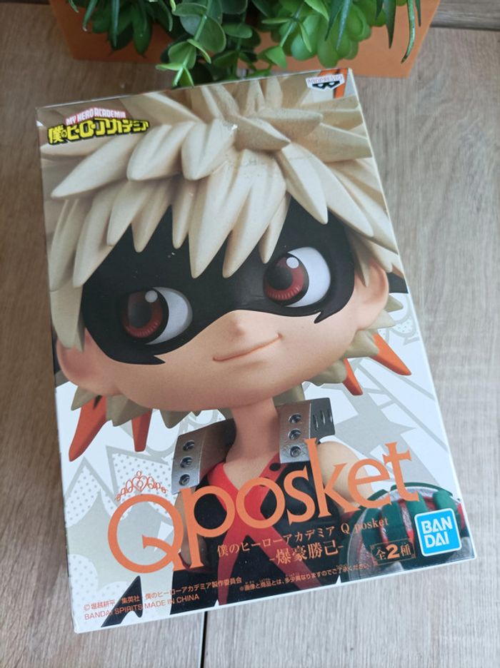 Figurine Katsuki Bakugo Banpresto Qposket My Hero Academia - photo numéro 3