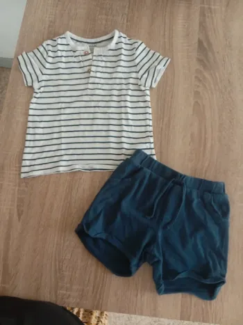 🌹ensemble d'été 24 mois 🌹