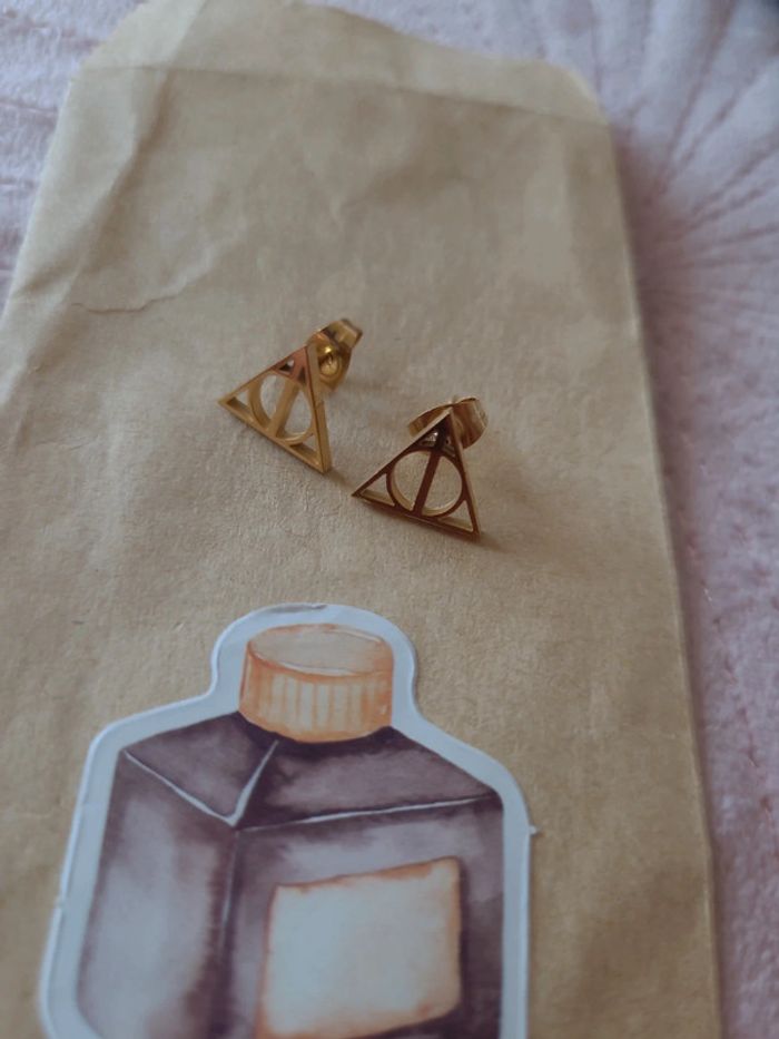 Boucles d'oreilles harry potter - photo numéro 4