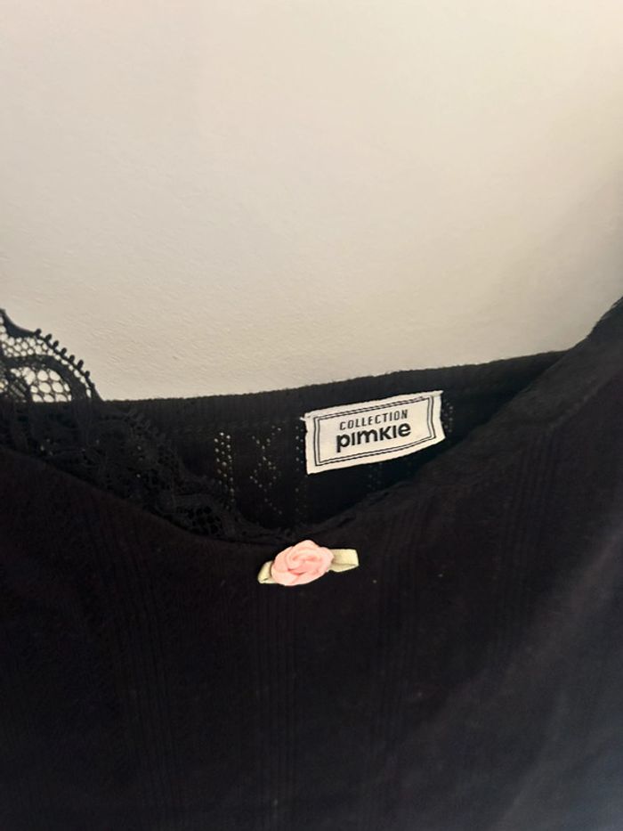 Crop top noir pimkie taille M - photo numéro 2