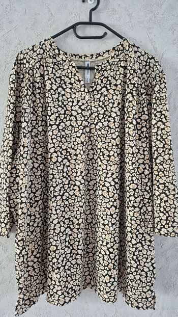 Blouse léopard"Maxi Blue" taille 54/56