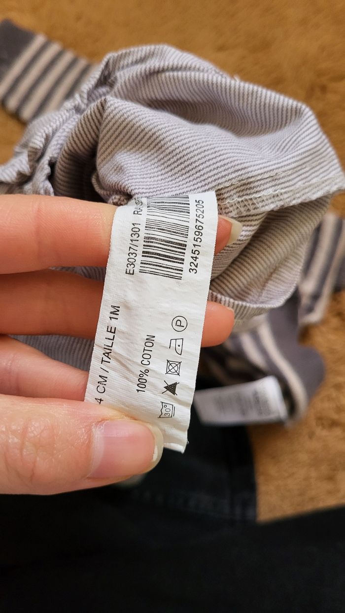 Ensemble salopette + gilet 1 mois - photo numéro 6