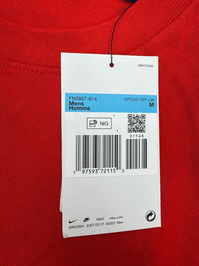 T-shirt Nike Team USA Jo 2024 Rouge Neuf Taille M - photo numéro 7