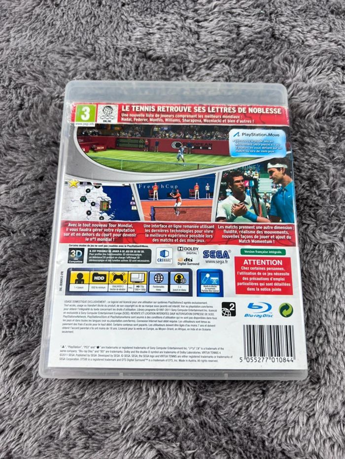 Jeu PS3 – Virtua Tennis 4 - photo numéro 2