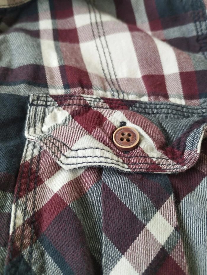 Lot de 3 chemises à carreaux garçon 8 ans - photo numéro 3