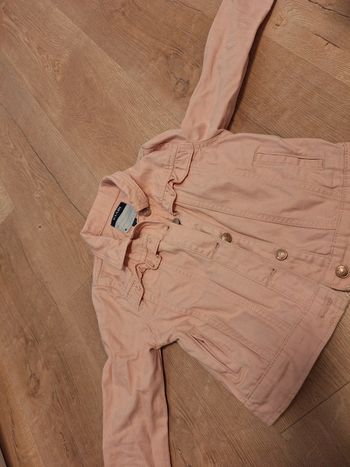 Veste style jean rose fille kiabi
