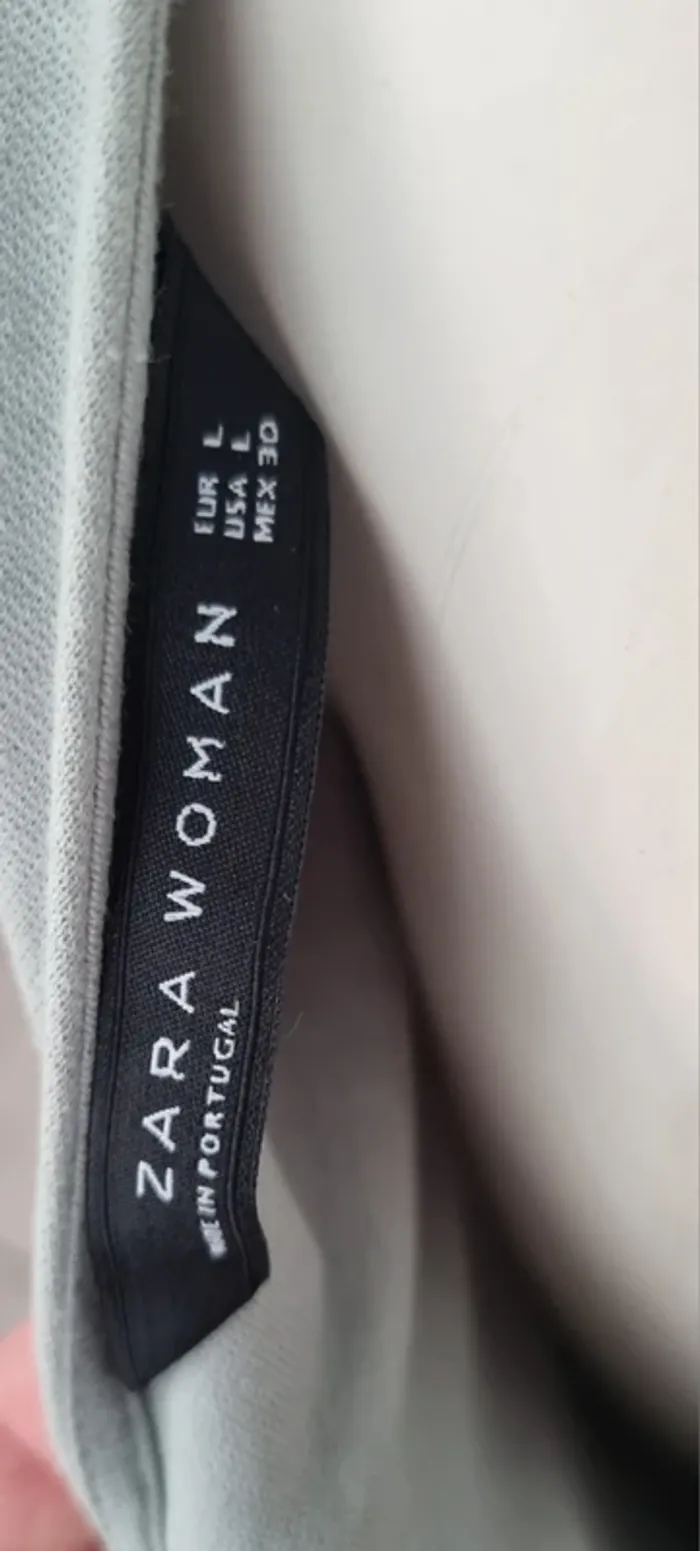 Robe courte zara bleu mint 40 - photo numéro 5