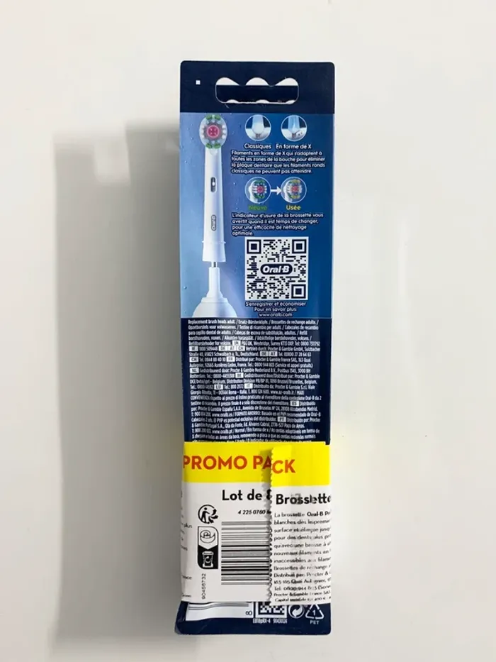 Pack De 8 - Oral-B Pro 3D White Brossettes - photo numéro 3
