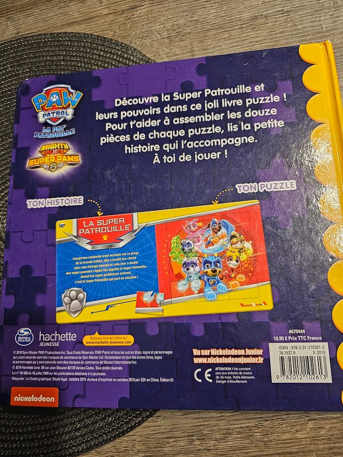 Livre puzzle pat patrouille - photo numéro 10