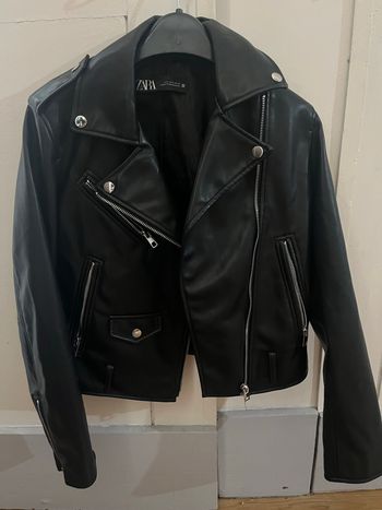 Veste en cuir ZARA / veste cuir ZARA neuve !