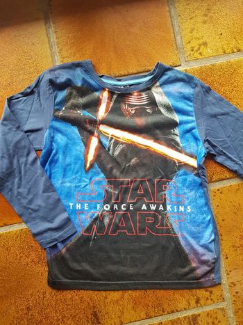 Tee shirt manches longues starwars 12ans