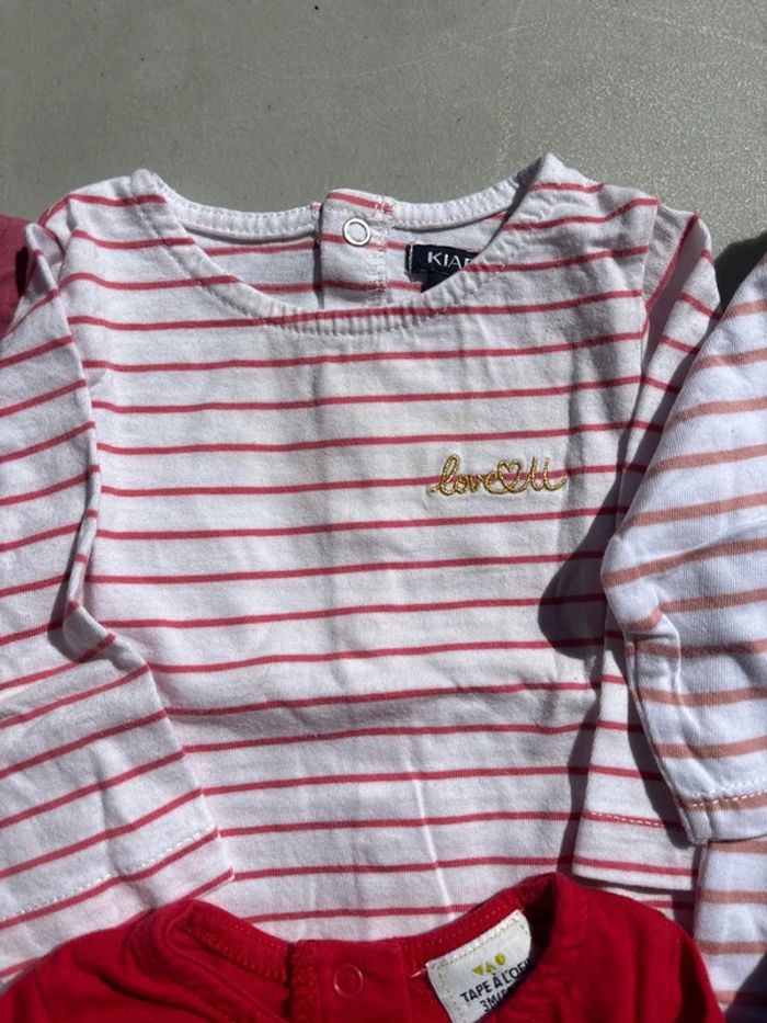 lot de 6 t-shirt manches longues - photo numéro 3
