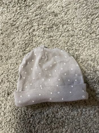 Bonnet kiabi gris étoiles kiabi naissance