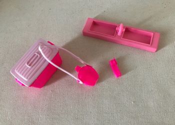 Lot accessoire camping barbie poupée