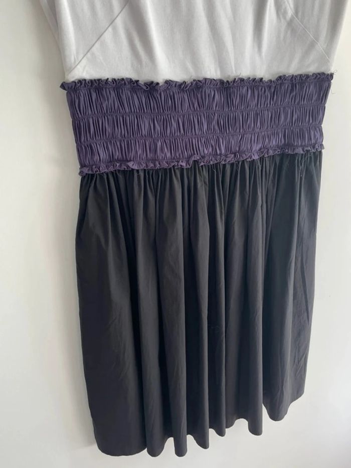 Robe tricolore Paul Ka ceinture violette - photo numéro 3