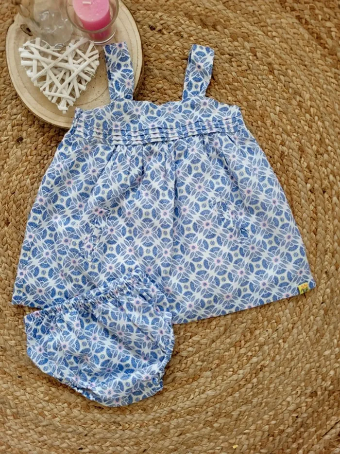 Robe et Bloomer Sergent Major 6 mois