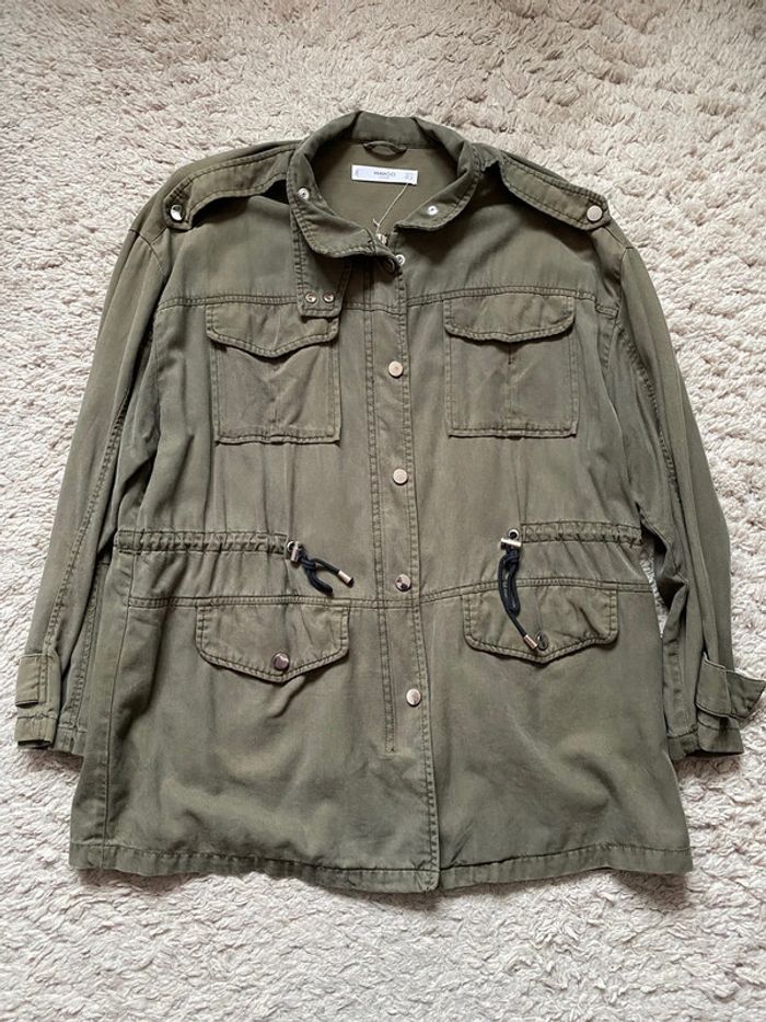 Veste verte Mango