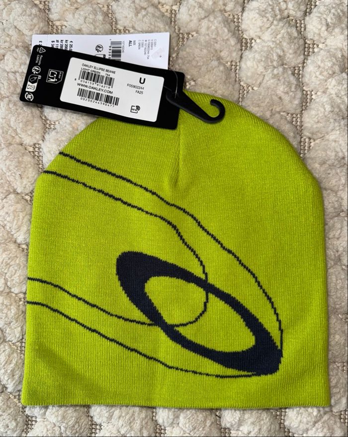 Bonnet Oakley Ellipse Vert / Jaune Neuf