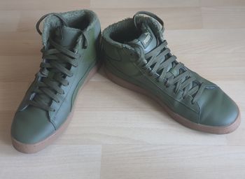 Baskets Puma 1948, vert kaki, fourrées, pointure: 45