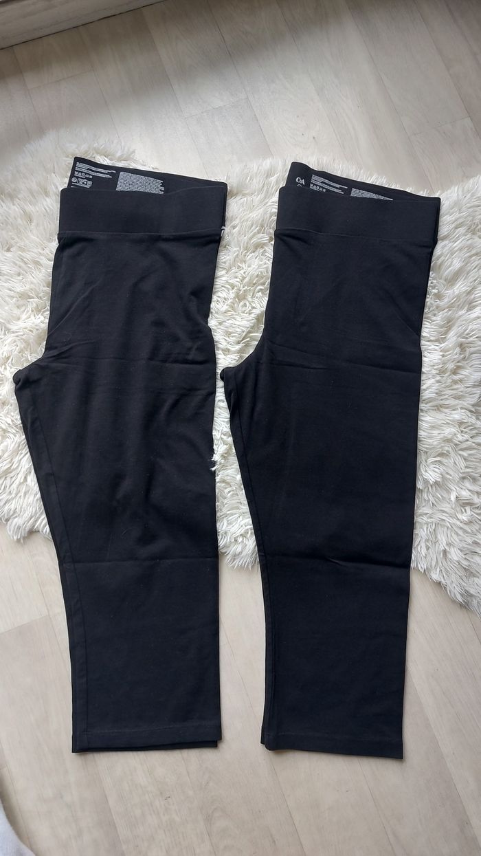 Lot de 2 leggings mis mollet taille 46/48 - photo numéro 2